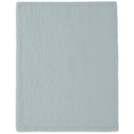 Couverture en gaze de coton jacquard sea green (75 x 100 cm) Bleu 5 - vertbaudet enfant 