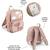 Sac à dos enfant canvas elphee rose Rose 3 - vertbaudet enfant 