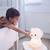 Lampe à poser ours boris première lampe (21 cm) Blanc 3 - vertbaudet enfant 