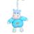 Boîte à musique rainbow hippopotame - 32 cm Bleu 2 - vertbaudet enfant 