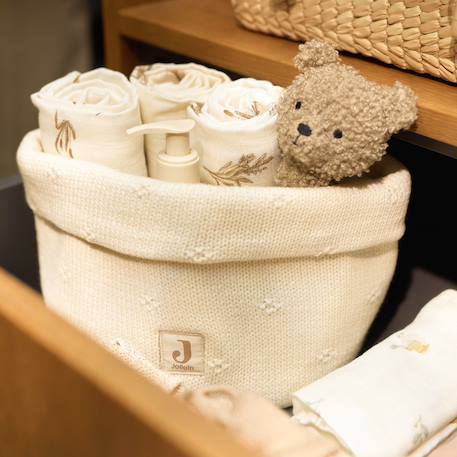 Panier de rangement cosy knit ivory (14 x 18 cm) Ecru 3 - vertbaudet enfant 