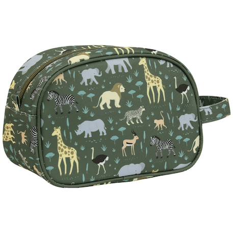 Trousse de toilette savane Vert, écru, jaune 3 - vertbaudet enfant 
