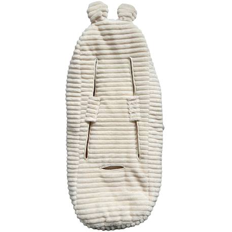 Chancelière d'hiver plushy cuban sand Ecru 3 - vertbaudet enfant 