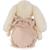 Peluche lapin velours et coton Gris+Sable, rose, noir 7 - vertbaudet enfant 