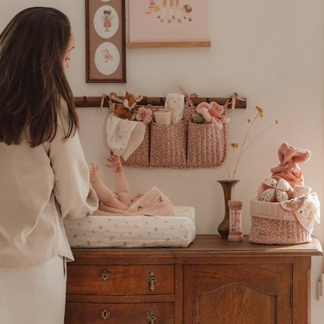 Housse pour matelas à langer fairy wonders (50 x 70 cm) Blanc, multicolore+Blanc, rose 8 - vertbaudet enfant 