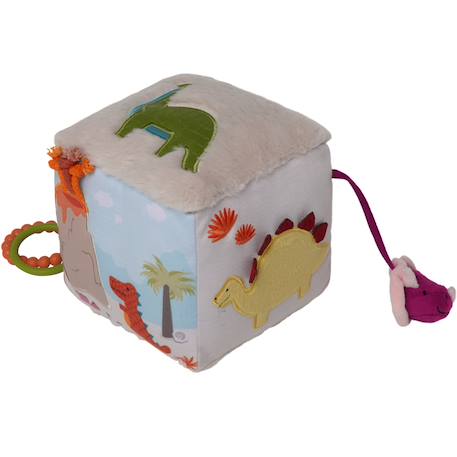Cube d'activités jungle Jaune, vert, blanc+Multicolore 8 - vertbaudet enfant 