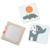 Support avec cartes de motifs contrastés deer friends sable Sable 4 - vertbaudet enfant 