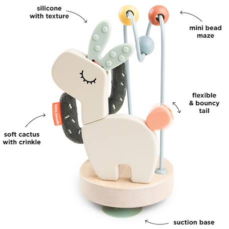 Boulier ile d'activités ventouse lalee sable Sable 5 - vertbaudet enfant 