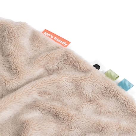 Doudou plat attache-sucette Sable 3 - vertbaudet enfant 