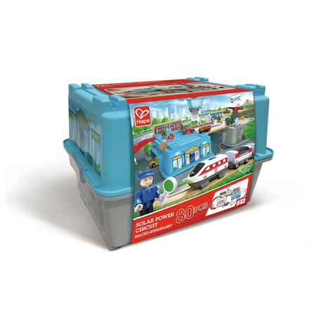 Paysage urbain train dans boîte de rangement Multicolore 5 - vertbaudet enfant 