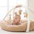 Tapis d'éveil avec arches mila, zoé et lana Marron, écru, beige 3 - vertbaudet enfant 