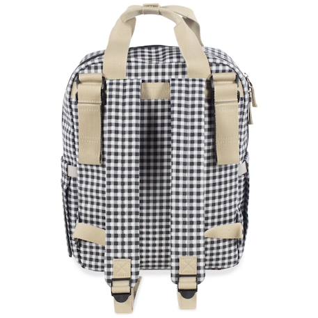 Sac à dos à langer i love vichy noir Noir 4 - vertbaudet enfant 
