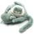 Peluche miaou le chat maman et bébé menthe (32 cm) Vert d'eau, noir, blanc 5 - vertbaudet enfant 