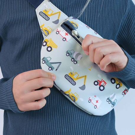 Sac banane véhicules Bleu, jaune, rouge 4 - vertbaudet enfant 