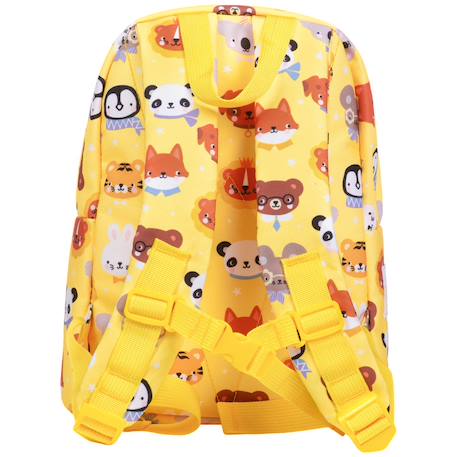 Sac à dos bébé Jaune, orange, blanc 3 - vertbaudet enfant 