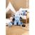 Peluche - peluche dragon trendy, bleu jeans 30 cm Bleu 2 - vertbaudet enfant 