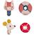 Set de bouées de bain jeanne et sa souris Rose, rouge, jaune 2 - vertbaudet enfant 