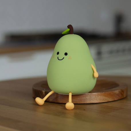 Veilleuse rechargeable poire Vert, jaune, noir 3 - vertbaudet enfant 
