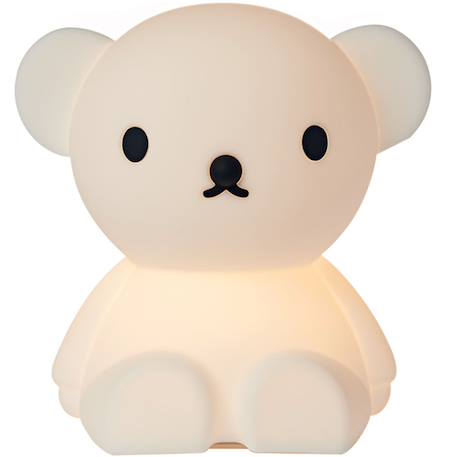 Lampe à poser ours boris première lampe (21 cm) Blanc 2 - vertbaudet enfant 