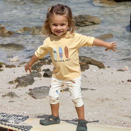 T-shirt anti-uv planches de surf vanille (13-18 mois) Vanille 4 - vertbaudet enfant 
