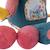 Peluche d'activités jeanne le chat (29 cm) Rose, bleu, jaune 4 - vertbaudet enfant 