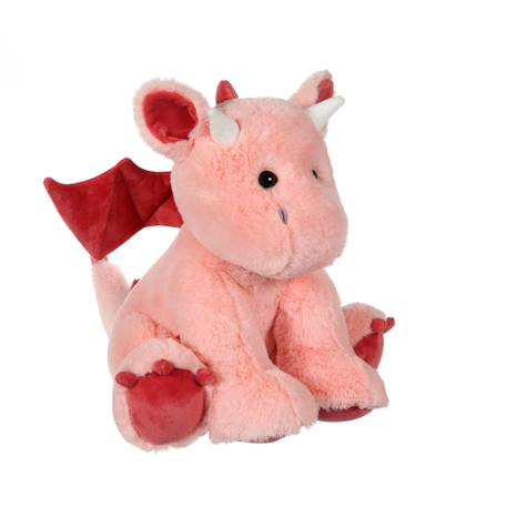 Peluche - peluche dragon trendy, rose poudré 30 cm Rose 2 - vertbaudet enfant 