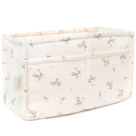 Panier de toilette roseberry (24 cm) Ecru, rose, vert 1 - vertbaudet enfant 