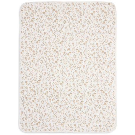 Couverture en coton fringe moonstone-ivory (75 x 100 cm) Corail+Ecru, marron+Jaune, blanc+Marron 11 - vertbaudet enfant 