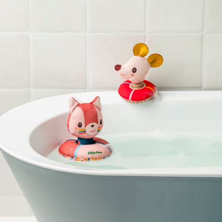 Set de bouées de bain jeanne et sa souris Rose, rouge, jaune 3 - vertbaudet enfant 
