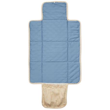 Tapis à langer matelassé oatfield Marron, blanc, bleu 2 - vertbaudet enfant 