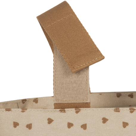 Sac à poussette coeurs poppy cannelle Cannelle, écru 6 - vertbaudet enfant 
