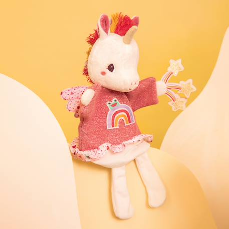Marionnette à main Rose, blanc, jaune 3 - vertbaudet enfant 
