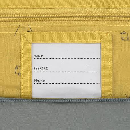 Mini trousse de toilette little gang Bleu nuit, blanc, marron+Gris, bleu clair, moutarde 11 - vertbaudet enfant 
