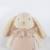 Peluche lapin velours et coton Gris+Sable, rose, noir 8 - vertbaudet enfant 