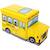 Coffre de rangement et banc bus scolaire Jaune 1 - vertbaudet enfant 