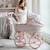 Landau pour poupée grandes roues somerset Blanc, rose, marron 6 - vertbaudet enfant 