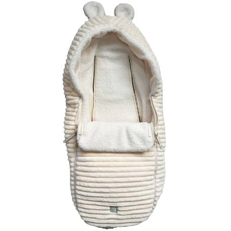 Chancelière d'hiver plushy cuban sand Ecru 2 - vertbaudet enfant 