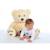 Peluche - peluche ours patachon crème - 80 cm Beige 4 - vertbaudet enfant 
