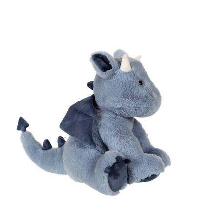 Peluche - peluche dragon trendy, bleu jeans 30 cm Bleu 5 - vertbaudet enfant 