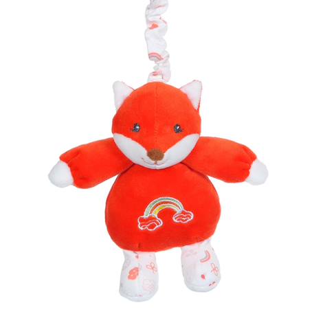 Boîte à musique rainbow renard - 32 cm Orange 2 - vertbaudet enfant 