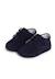 Bottines bébé en cuir style blucher Bleu marine+Gris+Taupe 4 - vertbaudet enfant 