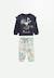 Ensemble bébé sweat-shirt et pantalon en molleton holamuchacha Bleu 1 - vertbaudet enfant 
