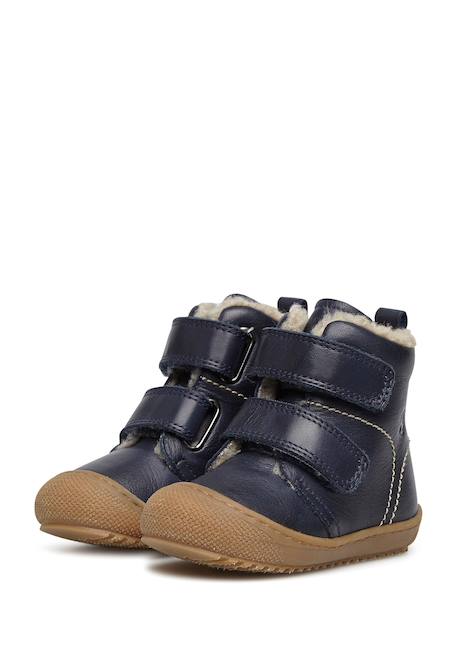 Bottines en cuir doublé bubble vl Anthracite-+Citrouille-+Cognac-+Marine-+Rose- 20 - vertbaudet enfant 