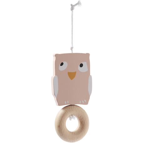 Jouets à suspendre pour arche de jeux edvin Marron, rose, gris 2 - vertbaudet enfant 