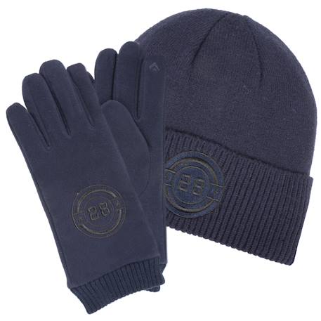 Bonnet ultra doux, non doublé Marine 2 - vertbaudet enfant 