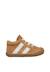 Chaussures premiers pas en cuir et suède macks 2 Bleu-blanc+Marron-blanc 6 - vertbaudet enfant 