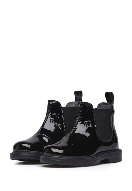 Bottines chelsea en verni piccadilly Noir- 5 - vertbaudet enfant 