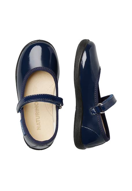 Ballerines en cuir verni pavia 2 Marine- 4 - vertbaudet enfant 