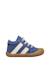 Chaussures premiers pas en cuir et suède macks 2 Bleu-blanc+Marron-blanc 1 - vertbaudet enfant 