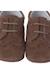 Bottines bébé en cuir style blucher Bleu marine+Gris+Taupe 18 - vertbaudet enfant 